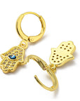 ORECCHINI OCCHIO NAZAR - Protezione malocchio - Clorophilla Shop