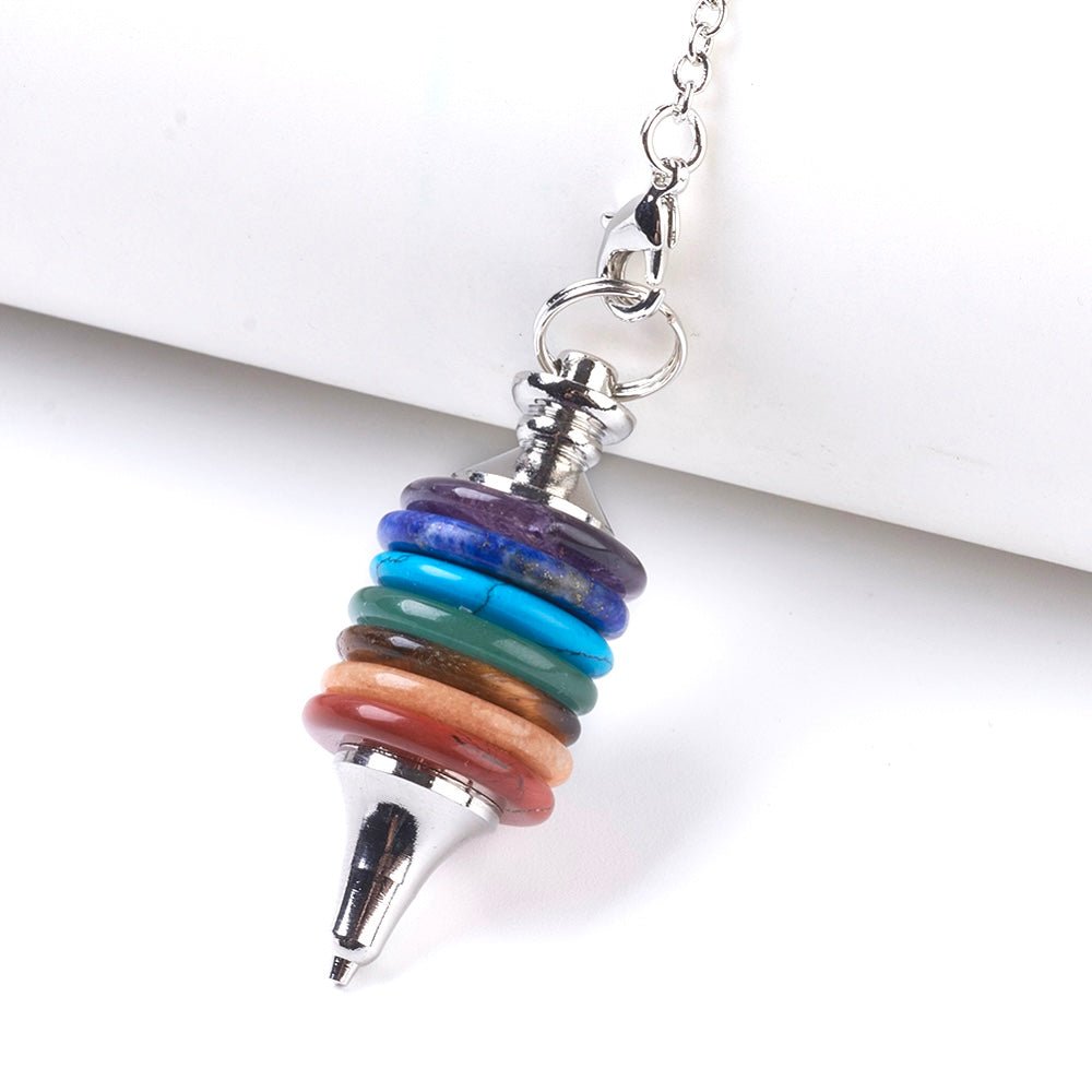 Pendolo Divinatorio 7 Chakra - Clorophilla Shop