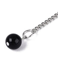 Pendolo Divinatorio in Ossidiana Nera Full Naturale Esagonale con Catenina - Clorophilla Shop