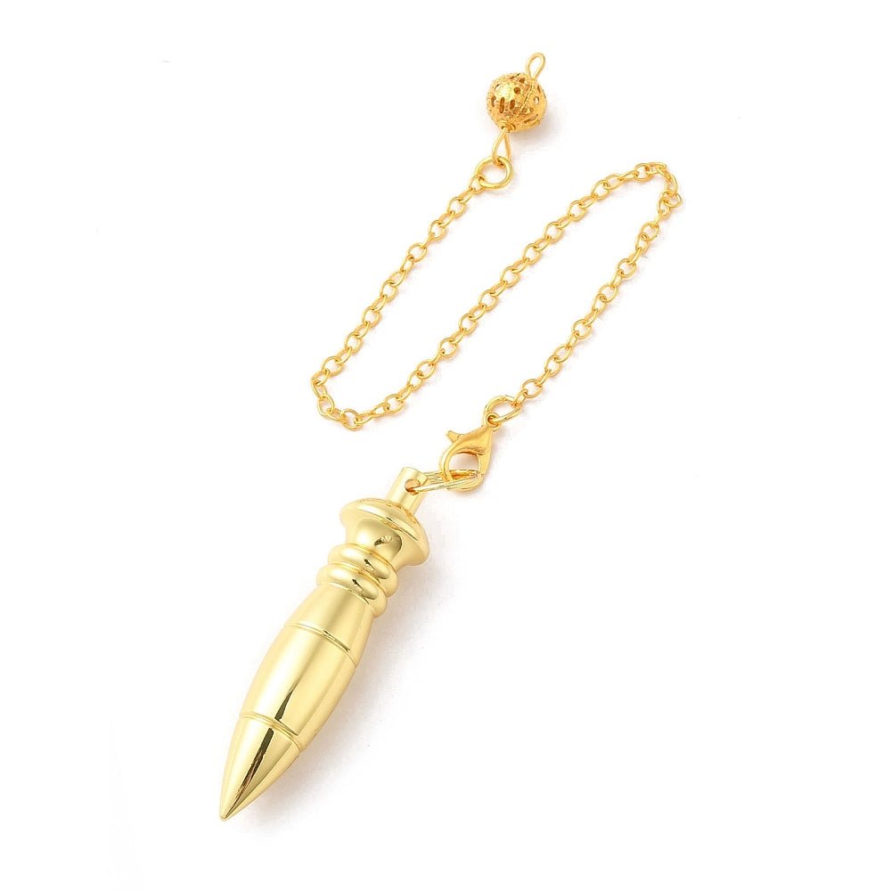Pendolo Divinatorio in Ottone - colorazione casuale - Clorophilla Shop