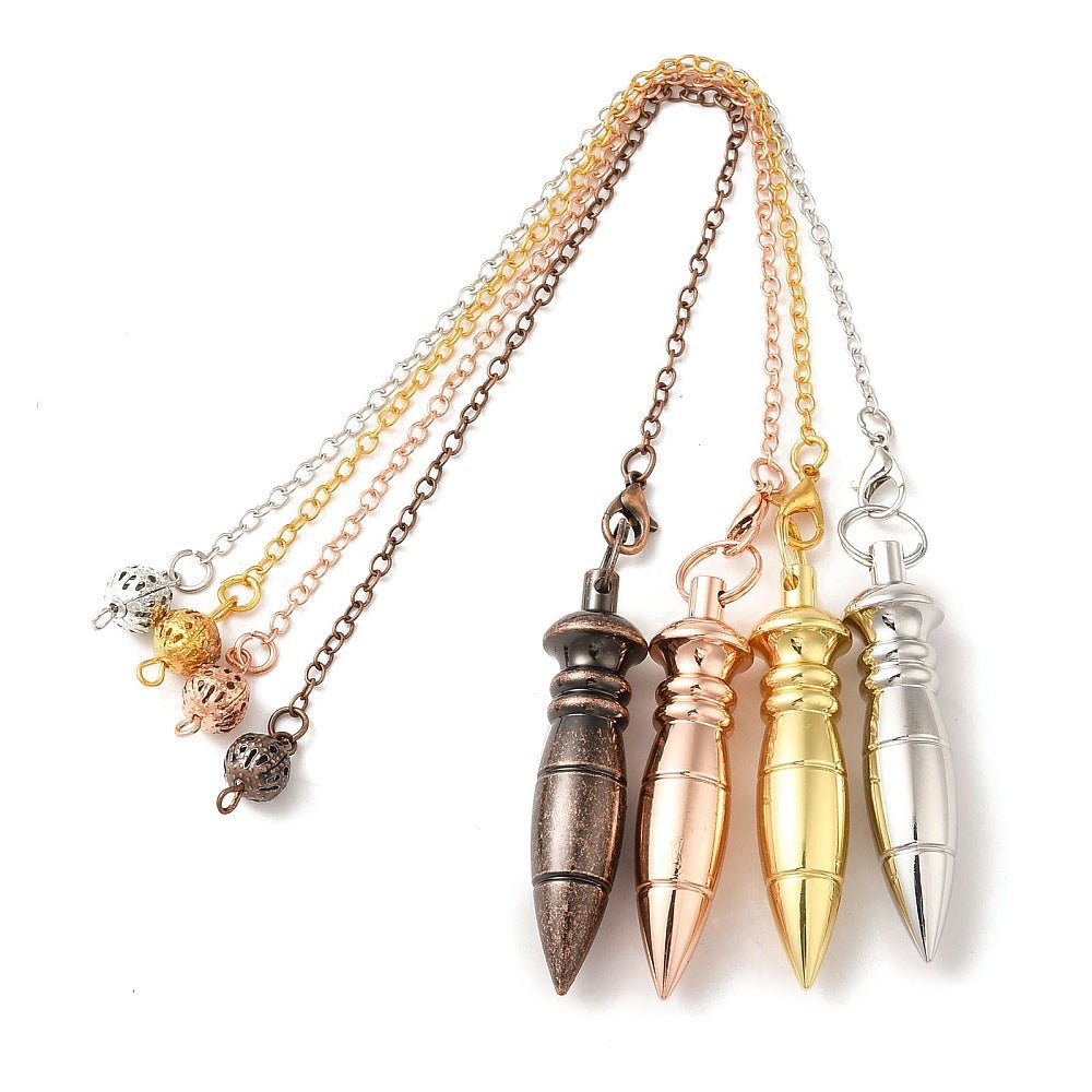 Pendolo Divinatorio in Ottone - colorazione casuale - Clorophilla Shop