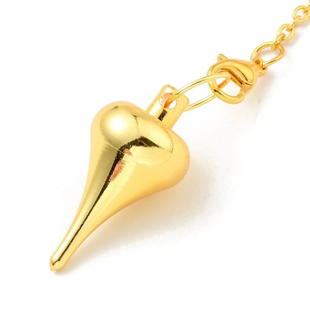 Pendolo Divinatorio in Ottone Dorato - Clorophilla Shop