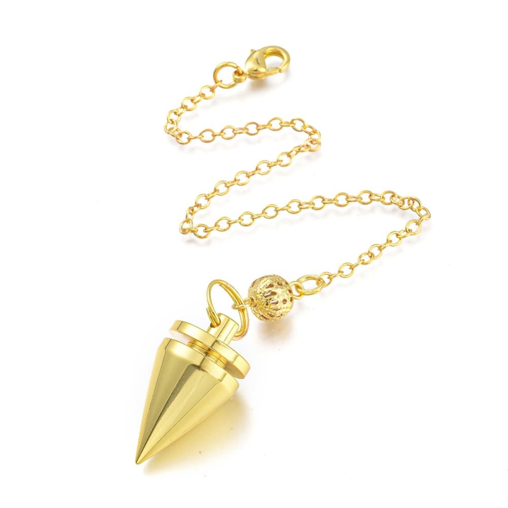 Pendolo Divinatorio in Ottone dorato - Clorophilla Shop