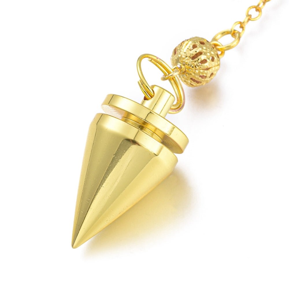 Pendolo Divinatorio in Ottone dorato - Clorophilla Shop