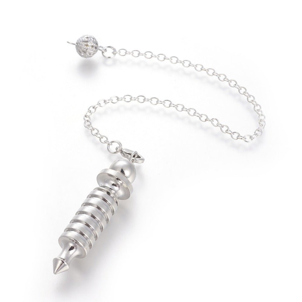 Pendolo Isis da Rabdomanzia a Spirale – Pendolo Radiestesia in Ottone - Clorophilla Shop