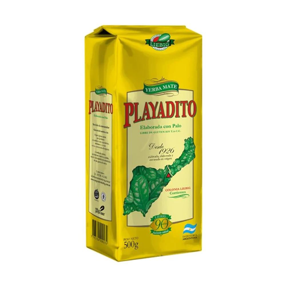Playadito Yerba Mate con palo - 500g/1kg - Clorophilla Shop