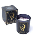 Purifying Moon Candela con pietre di Ametista - Palo santo e Lavanda - Clorophilla Shop