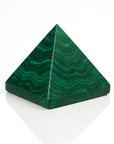 PIRAMIDE IN MALACHITE NATURALE - raffinata e protettiva