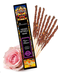 SAMSARA - Incenso Peruviano in Stick - ROSA E OLIBANO - Grani ed Erbe 100% Naturali