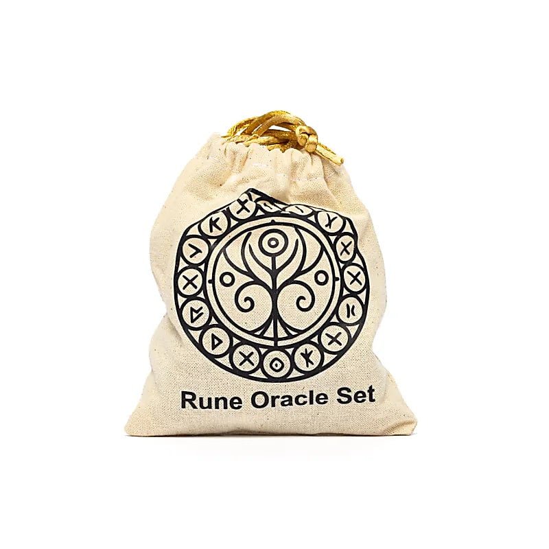 RUNE 7 CHAKRA - Sacchetto di cotone - Clorophilla Shop