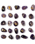 RUNE IN AMETISTA - Sacchetto di cotone - Clorophilla Shop