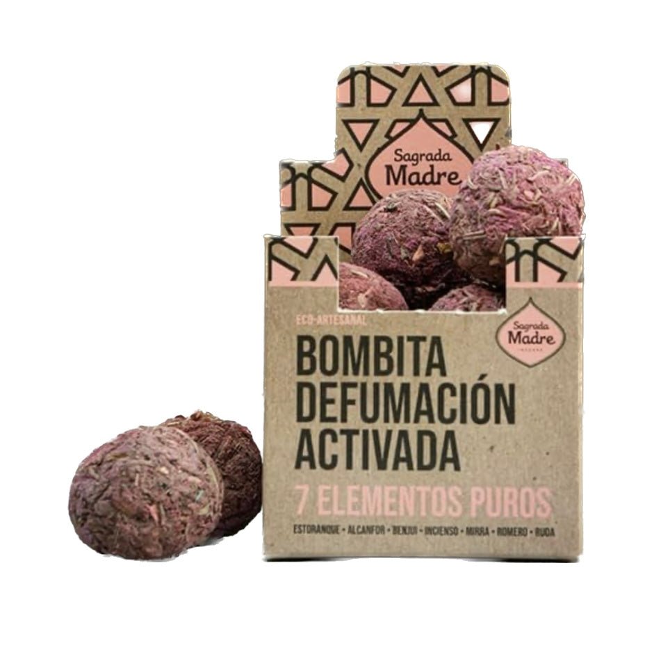 Sagrada Madre BOMBITA Smudge di Erbe naturali artigianali - 7 Elementi puri - Clorophilla Shop