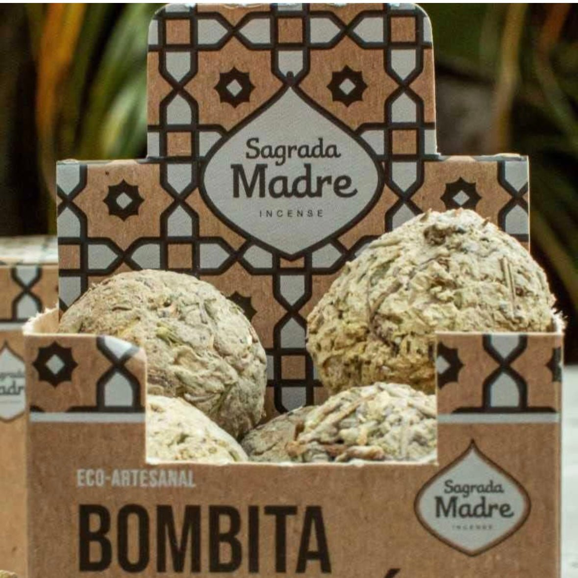 Sagrada Madre BOMBITA Smudge di Erbe naturali artigianali - 7 Erbe Copale - Clorophilla Shop