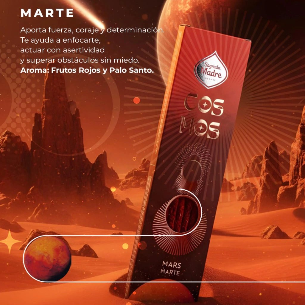 SAGRADA MADRE INCENSO LINEA COSMOS - Marte - Clorophilla Shop