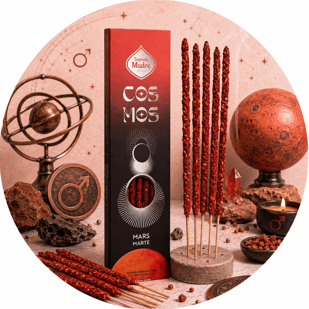 SAGRADA MADRE INCENSO LINEA COSMOS - Marte - Clorophilla Shop