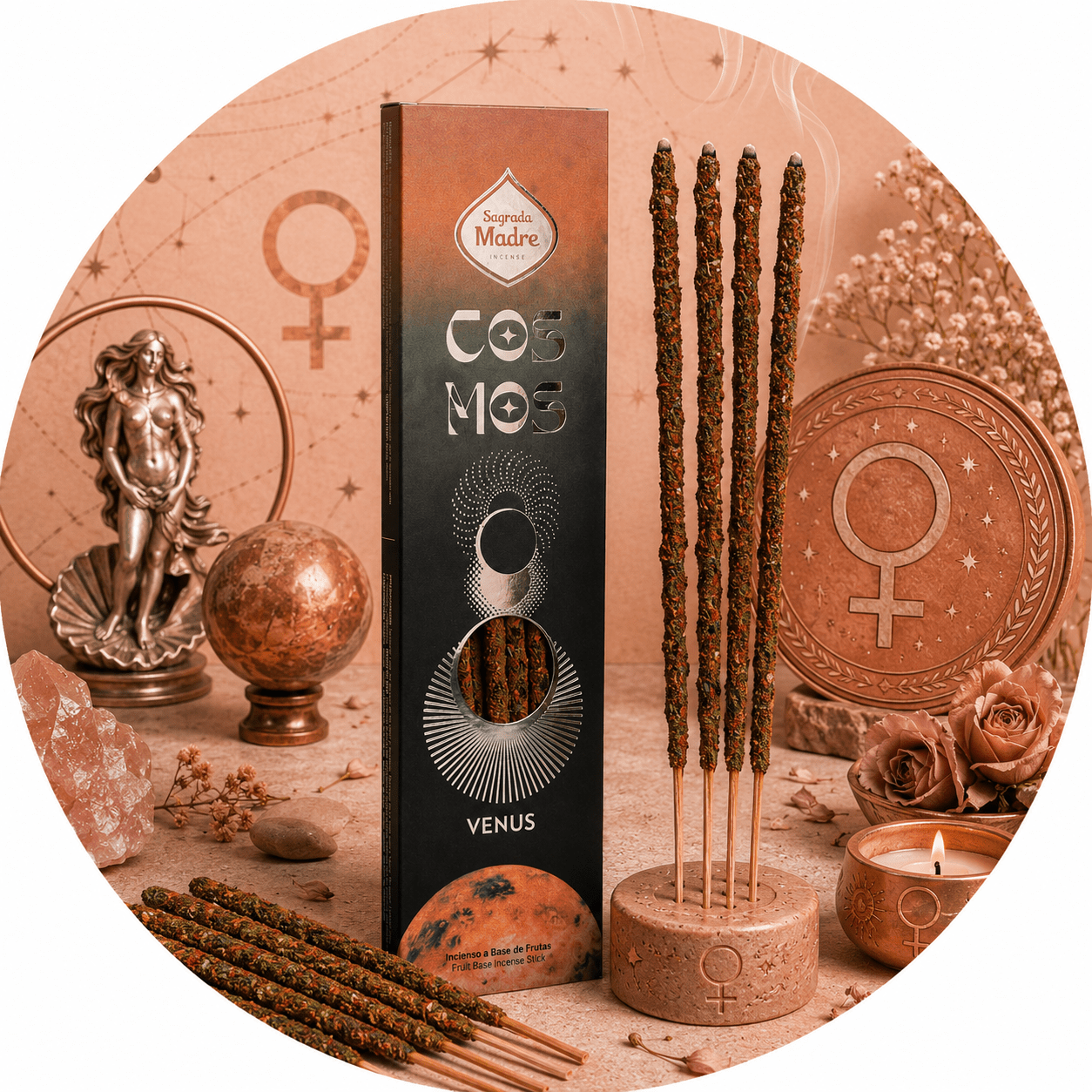SAGRADA MADRE INCENSO LINEA COSMOS - Venere - Clorophilla Shop