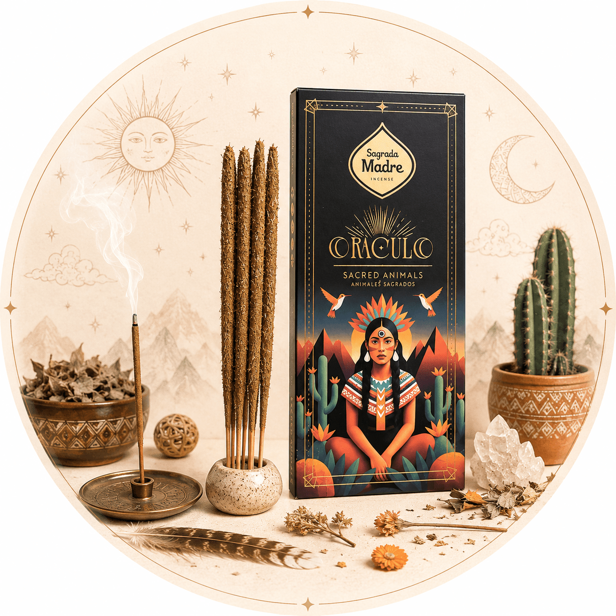 SAGRADA MADRE ORACULO - Oracolo Animali sacri - Clorophilla Shop