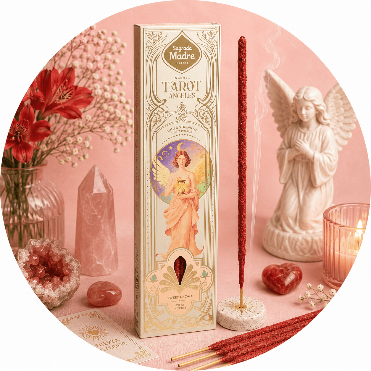 SAGRADA MADRE TAROT ANGELS - Forza interiore - Clorophilla Shop