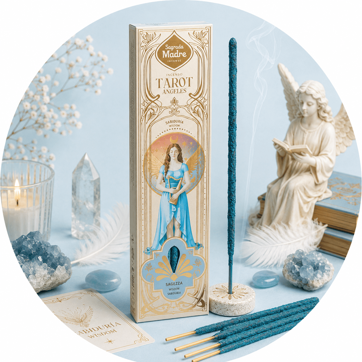 SAGRADA MADRE TAROT ANGELS - Saggezza - Clorophilla Shop