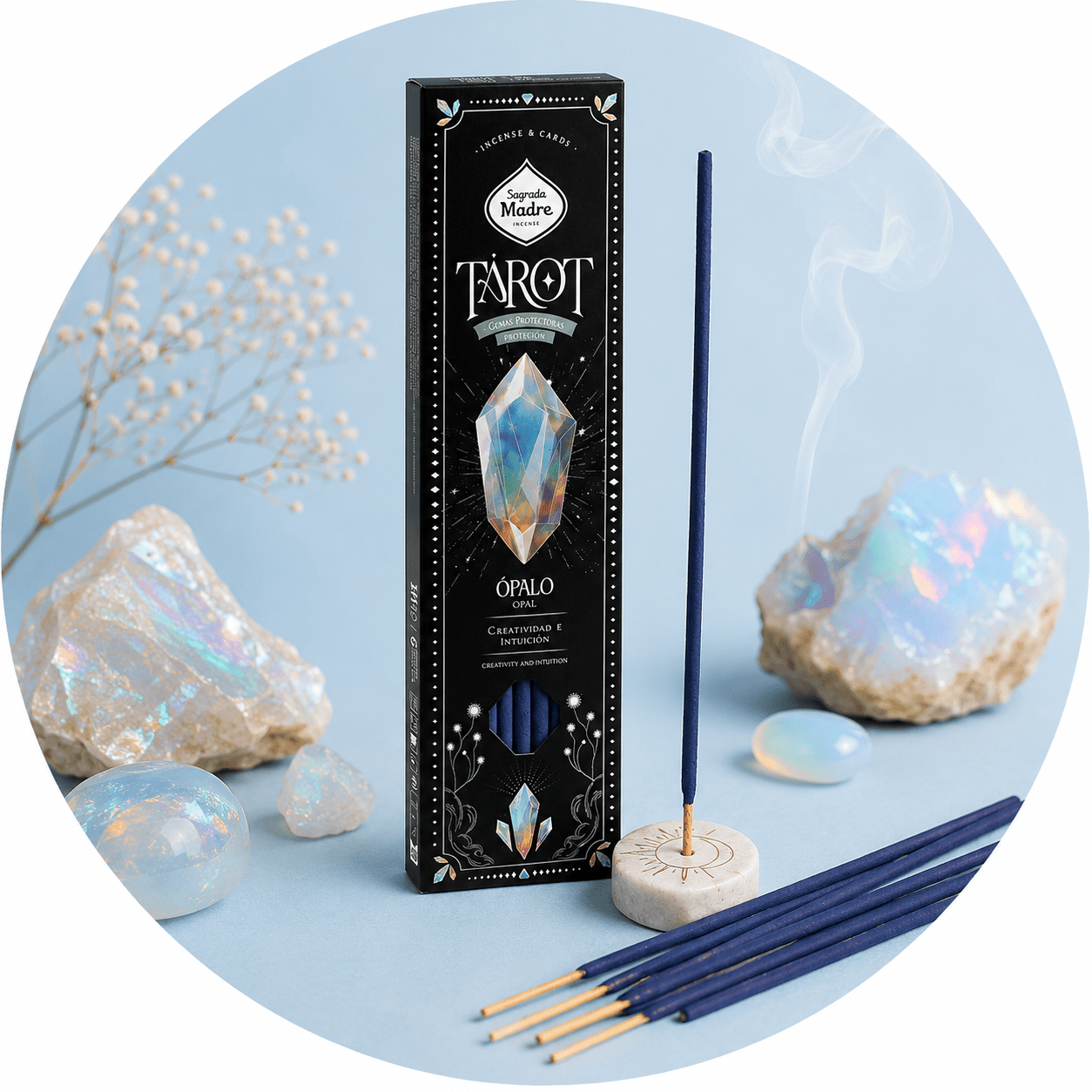SAGRADA MADRE TAROT GEMAS - Opale - Clorophilla Shop