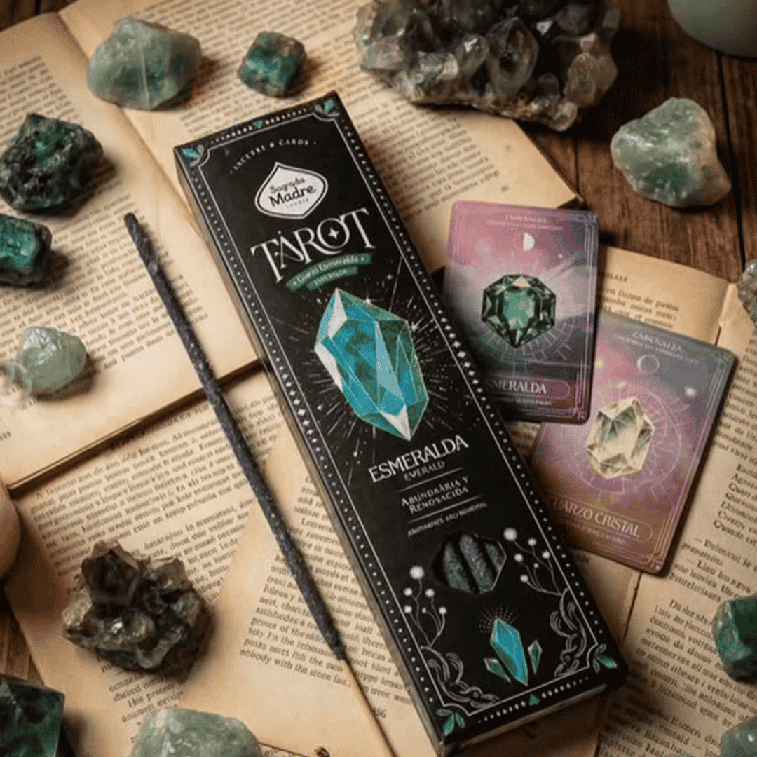 SAGRADA MADRE TAROT GEMAS - Smeraldo - Clorophilla Shop