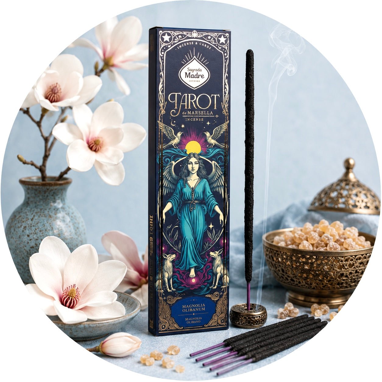 SAGRADA MADRE TAROT - Magnolia e Olibano - Clorophilla Shop