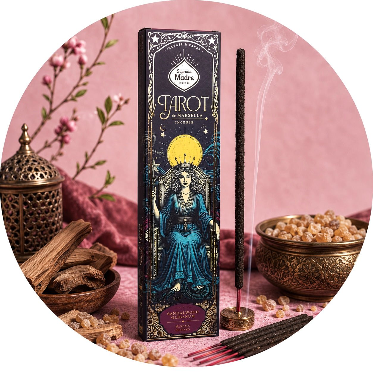 SAGRADA MADRE TAROT - Sandalo e Olibano - Clorophilla Shop