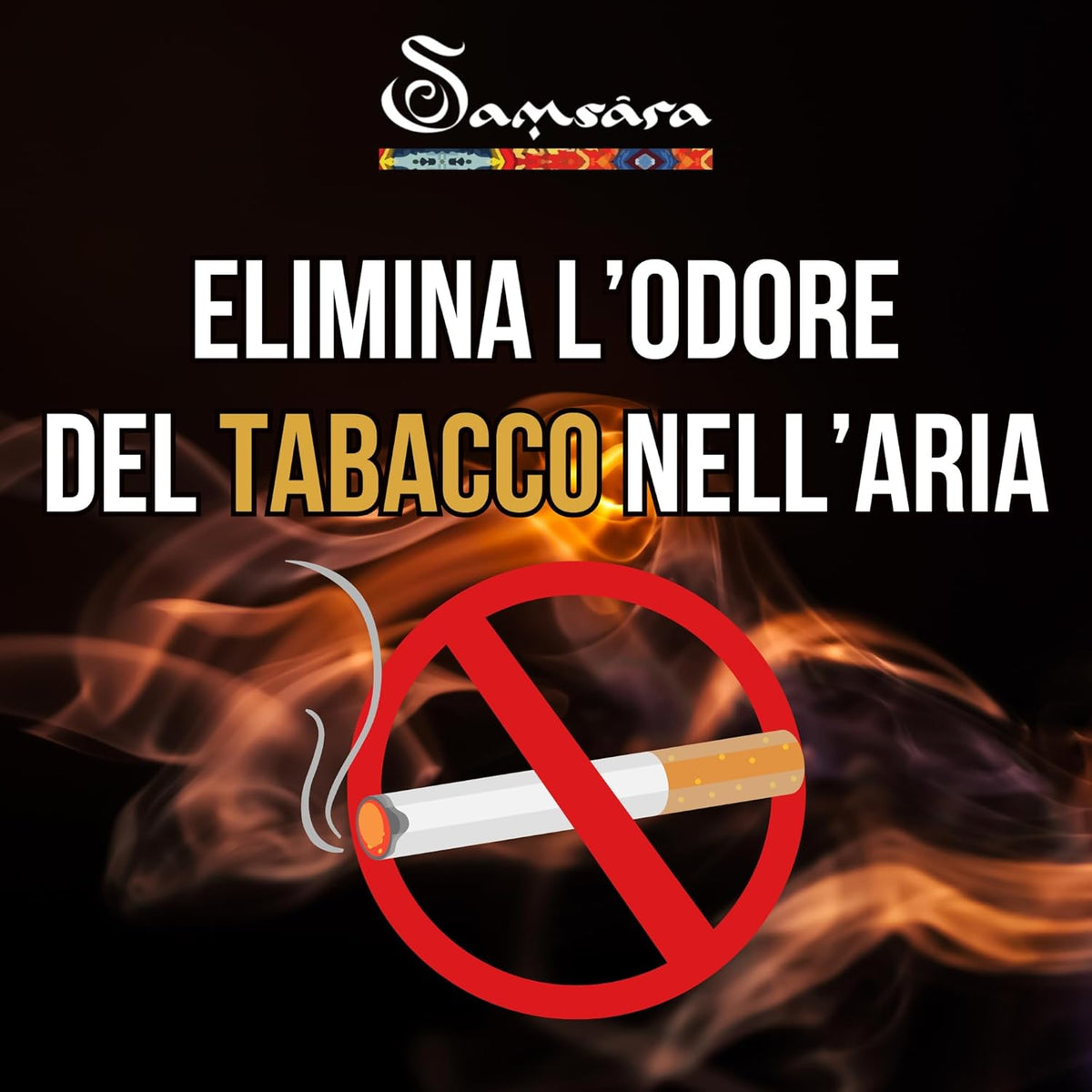 SAMSARA ANTI TABACCO - Incenso in Stick Artigianale - Clorophilla Shop