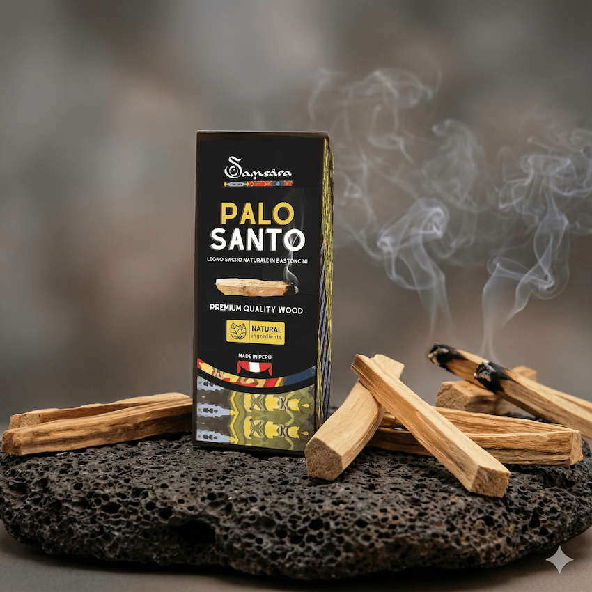 SAMSARA BASTONCINI DI PALO SANTO MADE IN PERÙ - Qualità AA+ - Clorophilla Shop