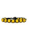 SAMSARA BRACCIALE TIBETANO IN AGATA GIALLA - Gioia, fiducia e ottimismo - Clorophilla Shop