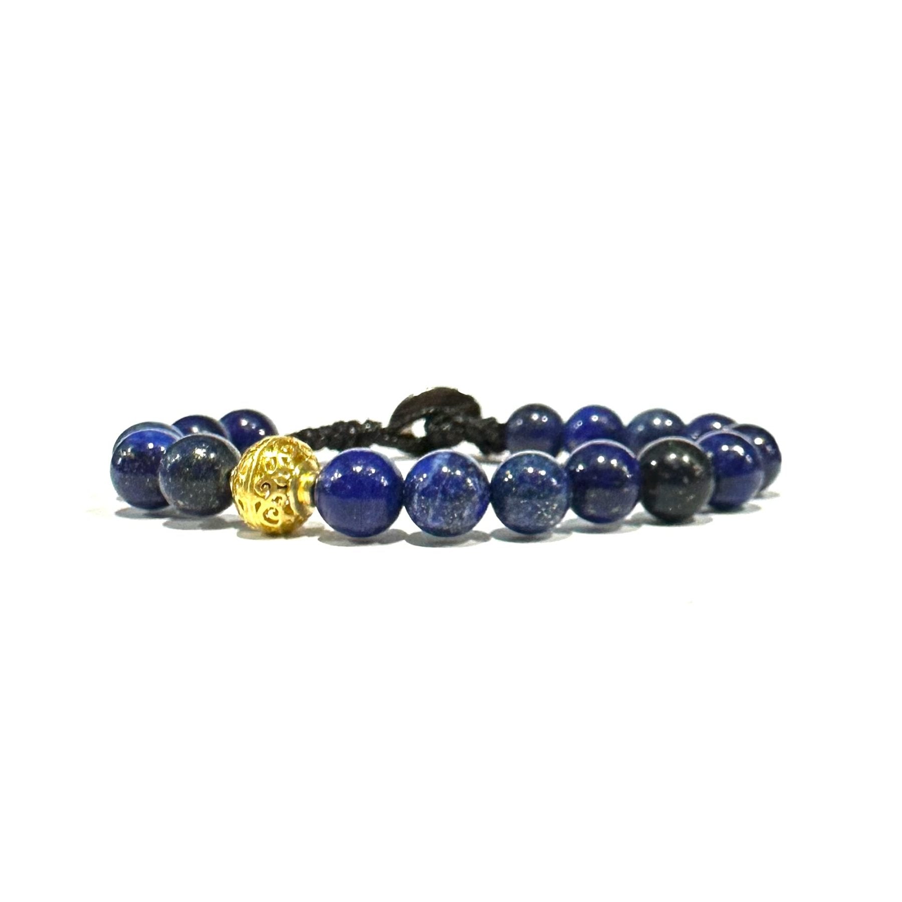 SAMSARA BRACCIALE TIBETANO IN LAPISLAZZULI - Saggezza, intuizione e verità - Clorophilla Shop