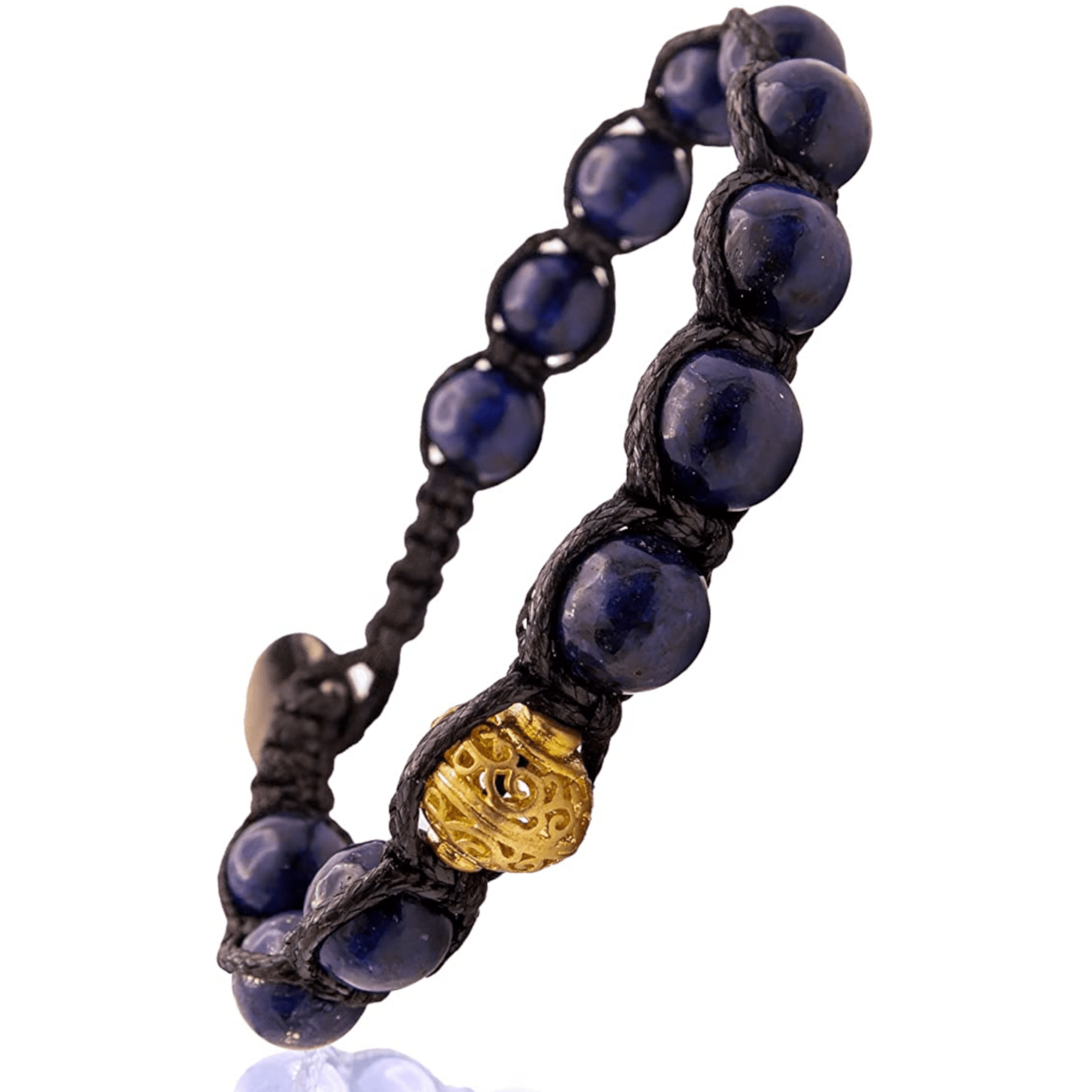 SAMSARA BRACCIALE TIBETANO IN LAPISLAZZULI - Verità interiore, lucidità e saggezza - Clorophilla Shop