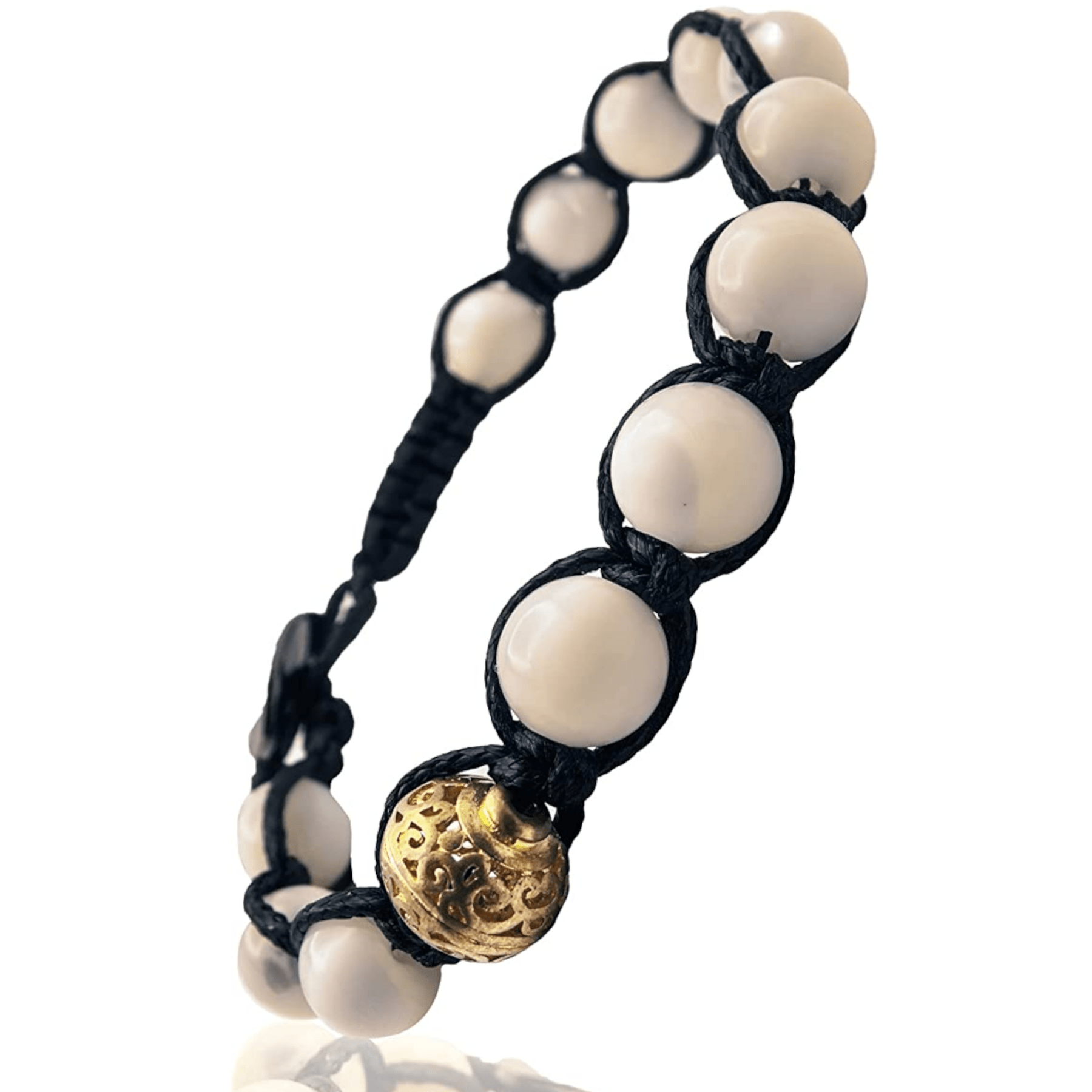 SAMSARA BRACCIALE TIBETANO IN MADREPERLA - Energia delicata, protezione e serenità - Clorophilla Shop