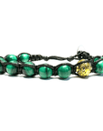 SAMSARA BRACCIALE TIBETANO IN MALACHITE - Trasformazione, guarigione e protezione - Clorophilla Shop