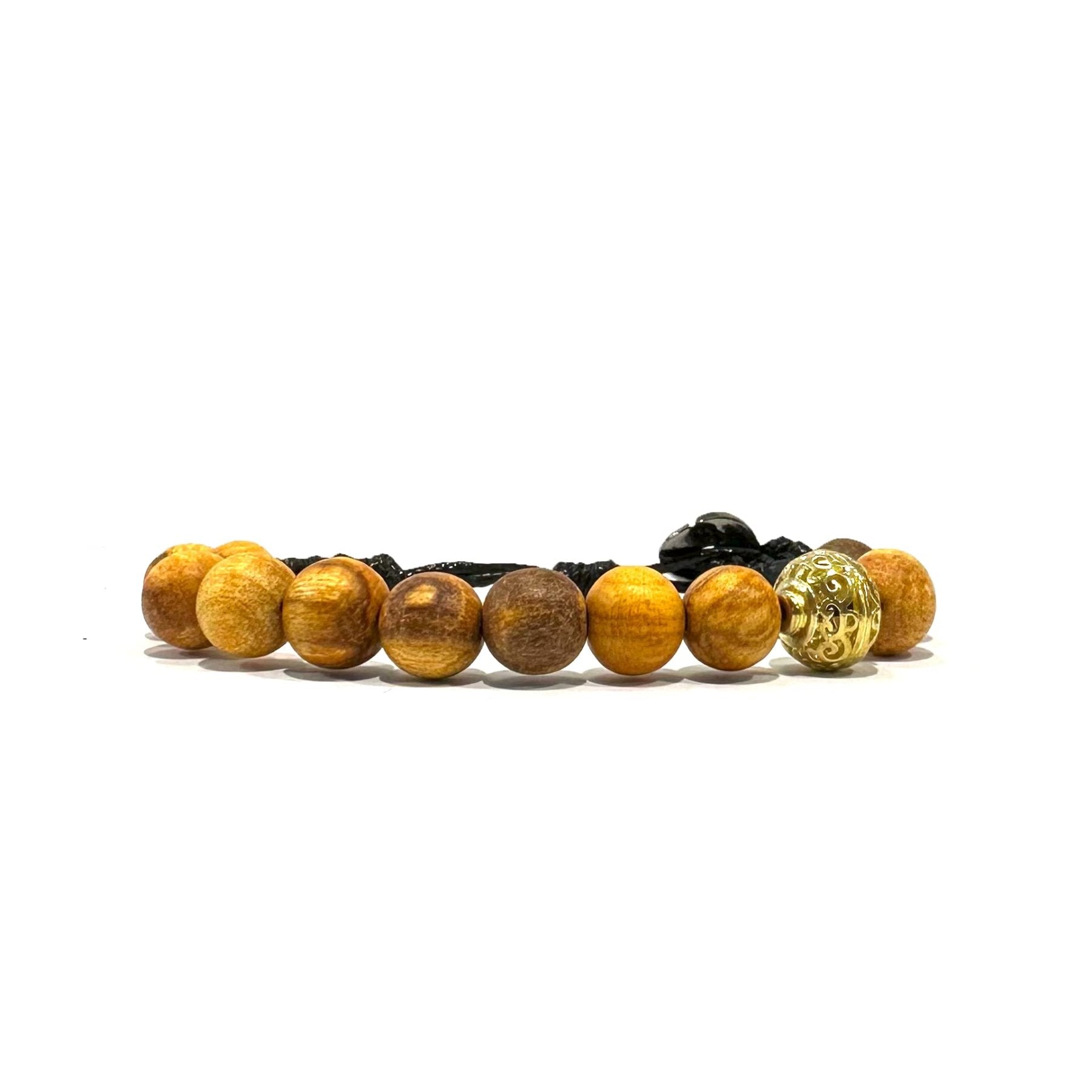 SAMSARA BRACCIALE TIBETANO IN PALO SANTO - Purificazione, protezione e armonia - Clorophilla Shop