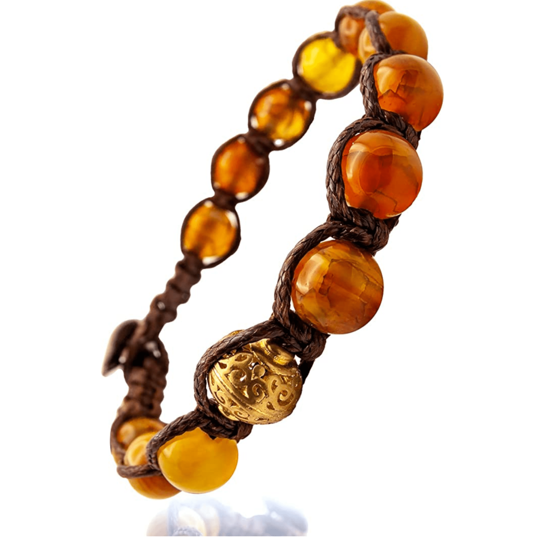 SAMSARA BRACCIALE TIBETANO IN PIETRA DEL DRAGO - Forza, determinazione e potere interiore - Clorophilla Shop