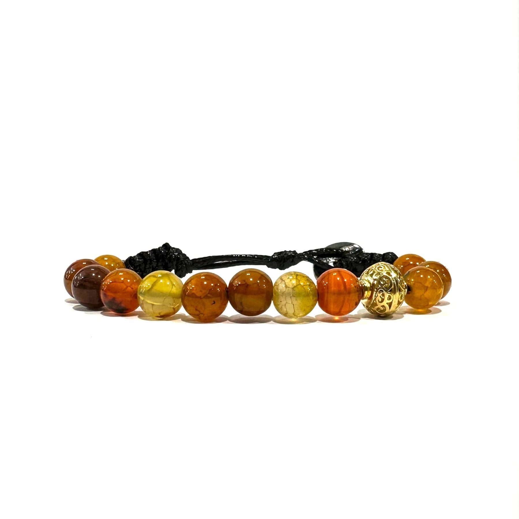 SAMSARA BRACCIALE TIBETANO IN PIETRA DEL DRAGO - Forza, potere e protezione - Clorophilla Shop