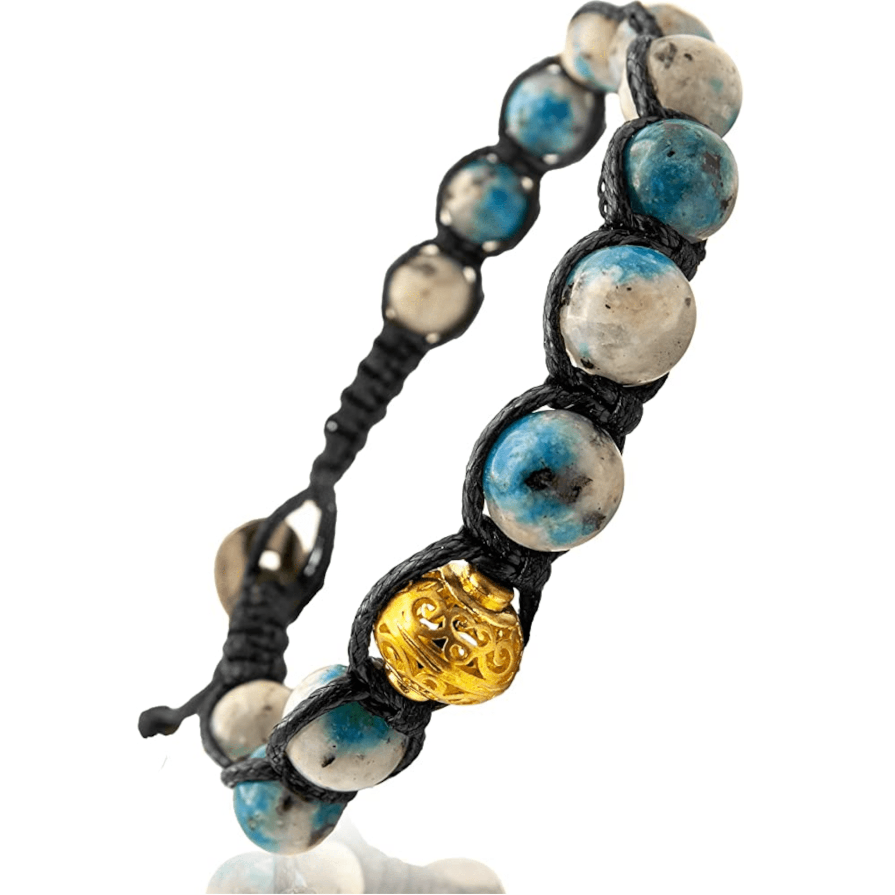 SAMSARA BRACCIALE TIBETANO IN PIETRA DEL K2 - Connessione, lucidità e armonia - Clorophilla Shop