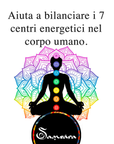 Samsara collana tibetana 7 CHAKRA con 7 pietre diverse e Lava Nera - mala tibetano con 108 grani - Rosario Buddista Religioso - Clorophilla Shop