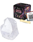 SAMSARA - CRISTALLO DI ROCCA Pietra Grezza Naturale con Confezione Regalo e Foglietto Informativo - Clorophilla Shop