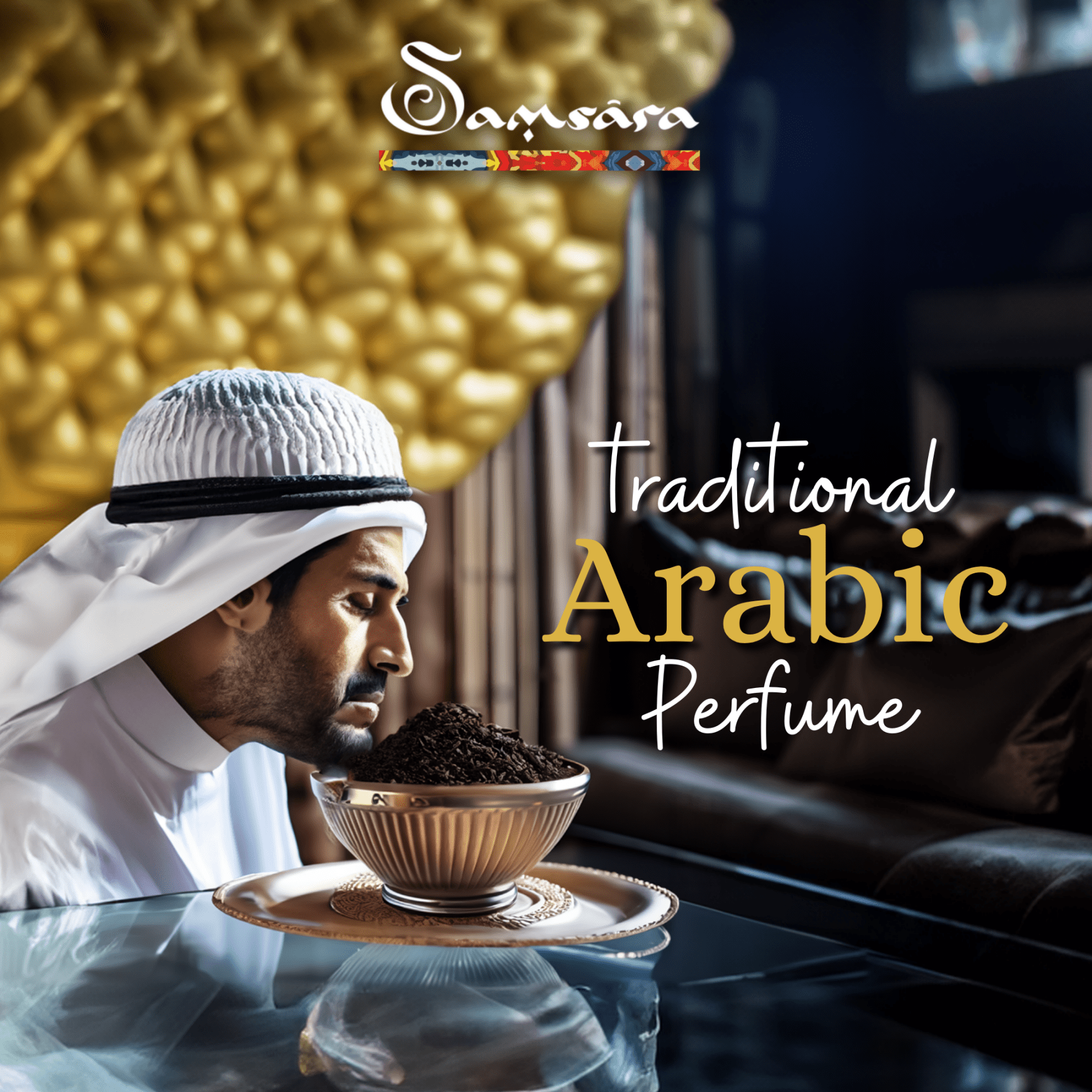 SAMSARA - OUD YAS bakhoor Premium - 10g - Clorophilla Shop
