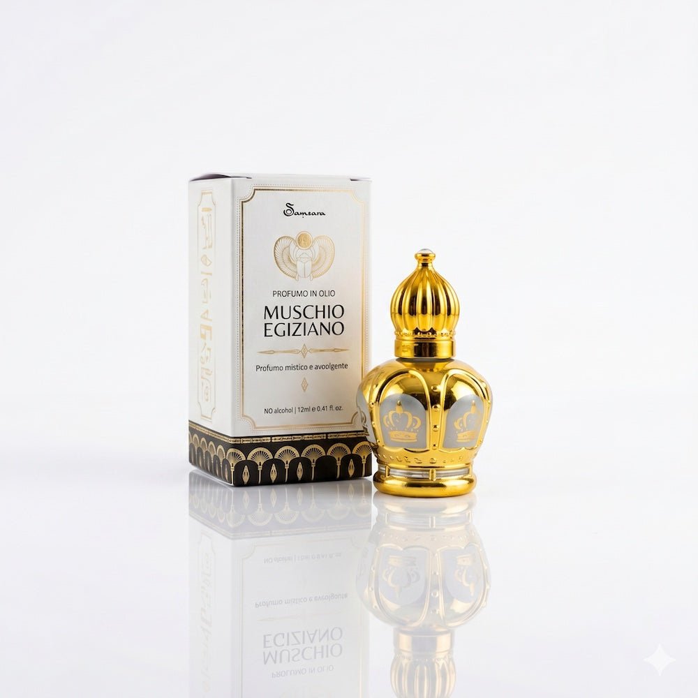 SAMSARA PROFUMO IN OLIO MUSCHIO EGIZIANO - no alcol 12ml - Clorophilla Shop