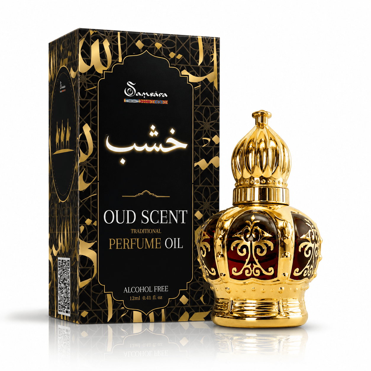 SAMSARA PROFUMO IN OLIO MUSCHIO NERO - no alcol 12ml - Clorophilla Shop
