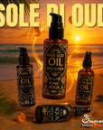 SAMSARA Sole di Oud - olio ABBRONZANTE solare effetto GLOW, protegge e nutre | illuminante dorato - 100ml - Clorophilla Shop