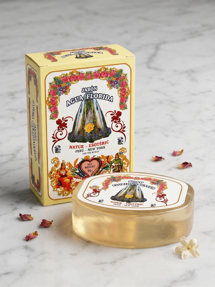 Saponetta Agua de Florida - L'Inconfondibile Profumo Antico (95g) - Clorophilla Shop
