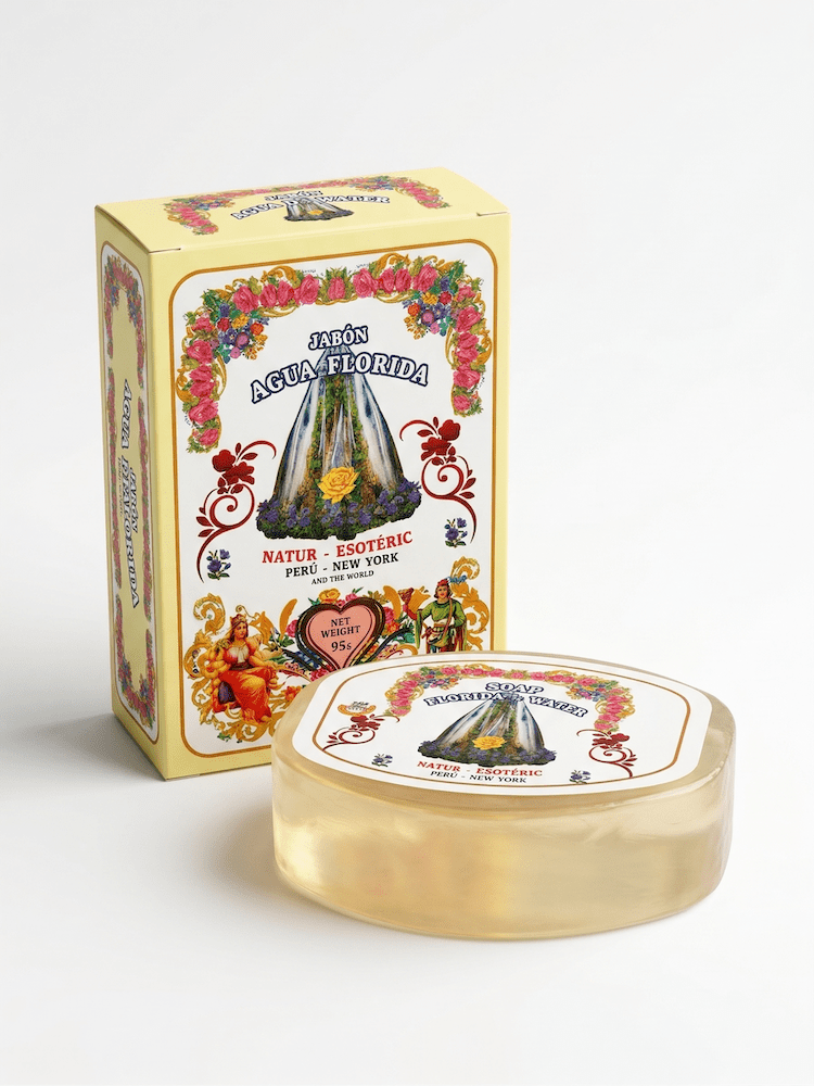 Saponetta Agua de Florida - L'Inconfondibile Profumo Antico (95g) - Clorophilla Shop