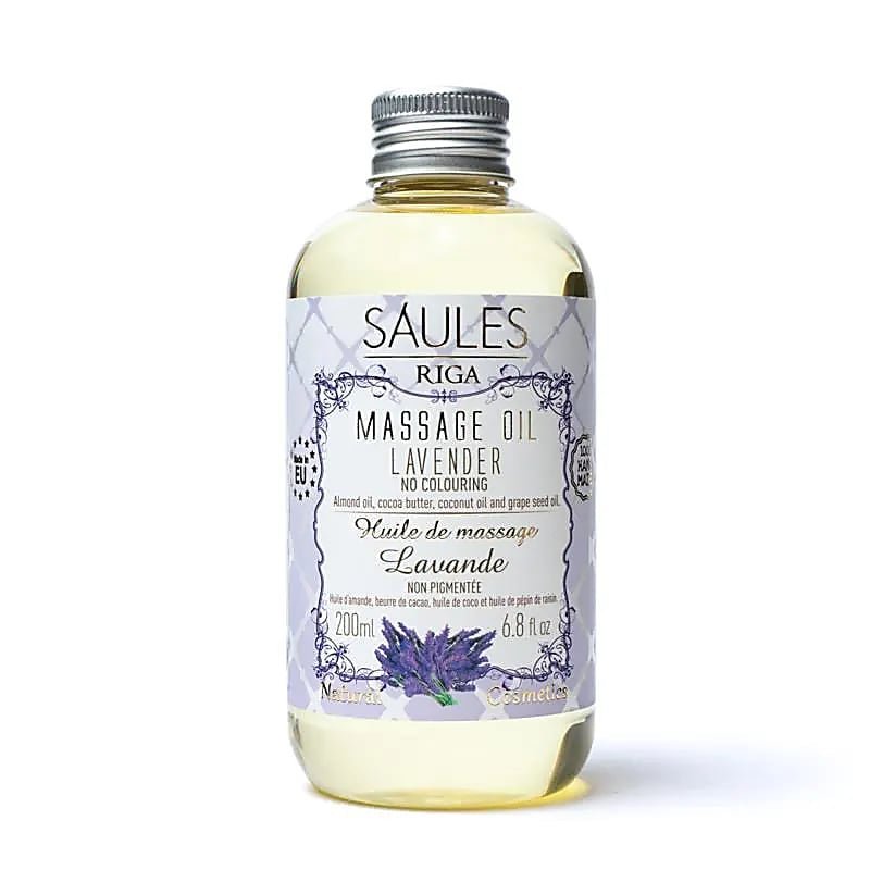 Saules Fabrika Olio da massaggio naturale Lavanda - Effetto aromaterapico - Clorophilla Shop