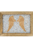 Scatola portagioie e Tarocchi in legno Ali D'Angelo - Angelite - Clorophilla Shop