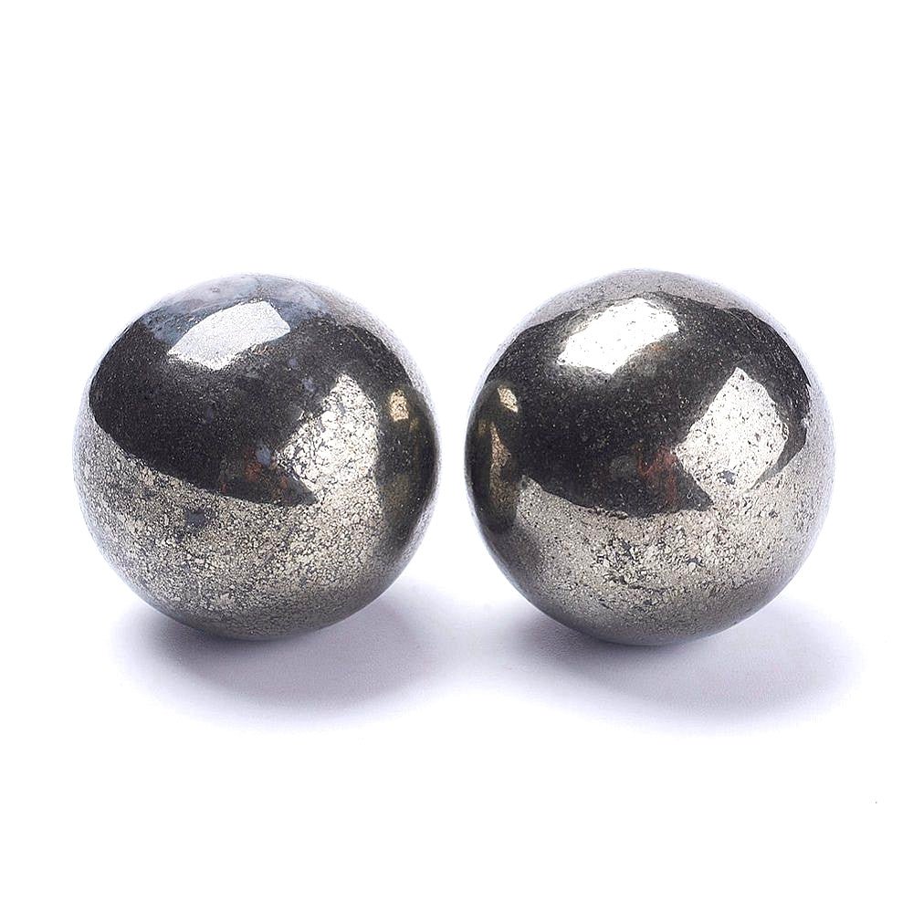 Sfera Feng Shui in Pirite Pietra Naturale Qualità A - Energia potente e protettiva - Cristalloterapia - Clorophilla Shop