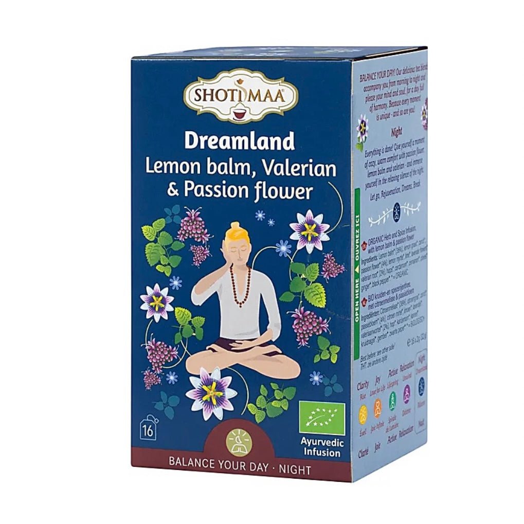 SHOTI MAA TISANA DREAMLAND - Passiflora, melissa e valeriana - Clorophilla Shop
